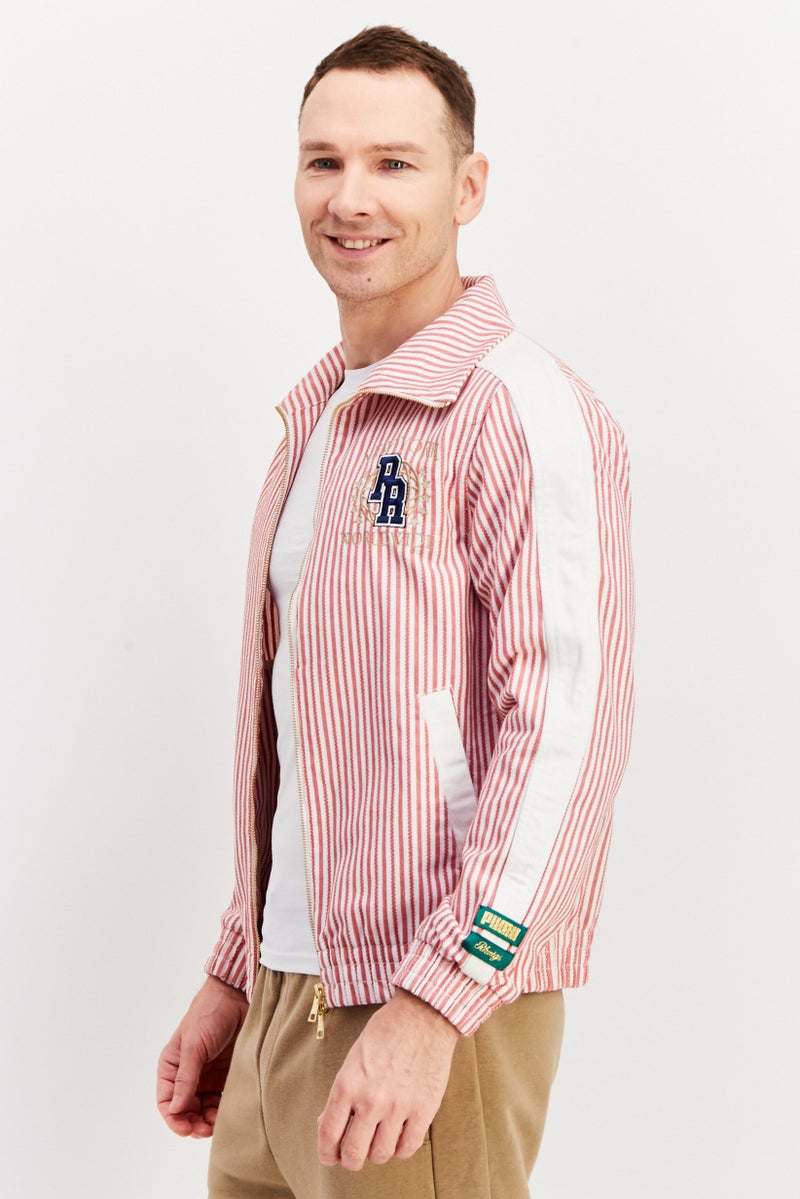 PUMA جاكيت خارجي طويل الأكمام للرجال من بومة x رويجي، أحمر - Image 2